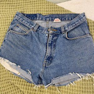 High Rise vintage denim shorts
